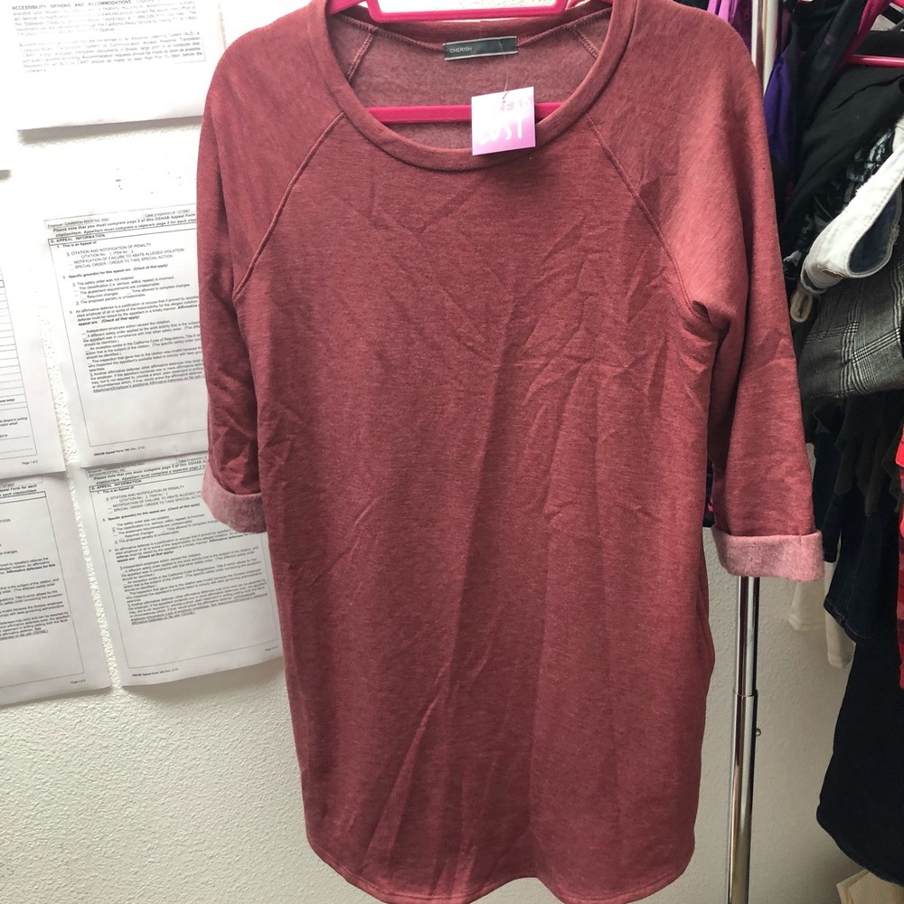 Sweater tunic top